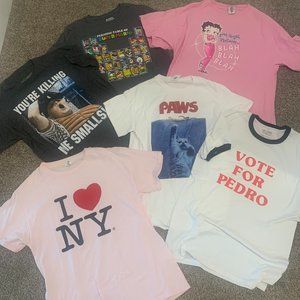 LOT of 6 T-shirts